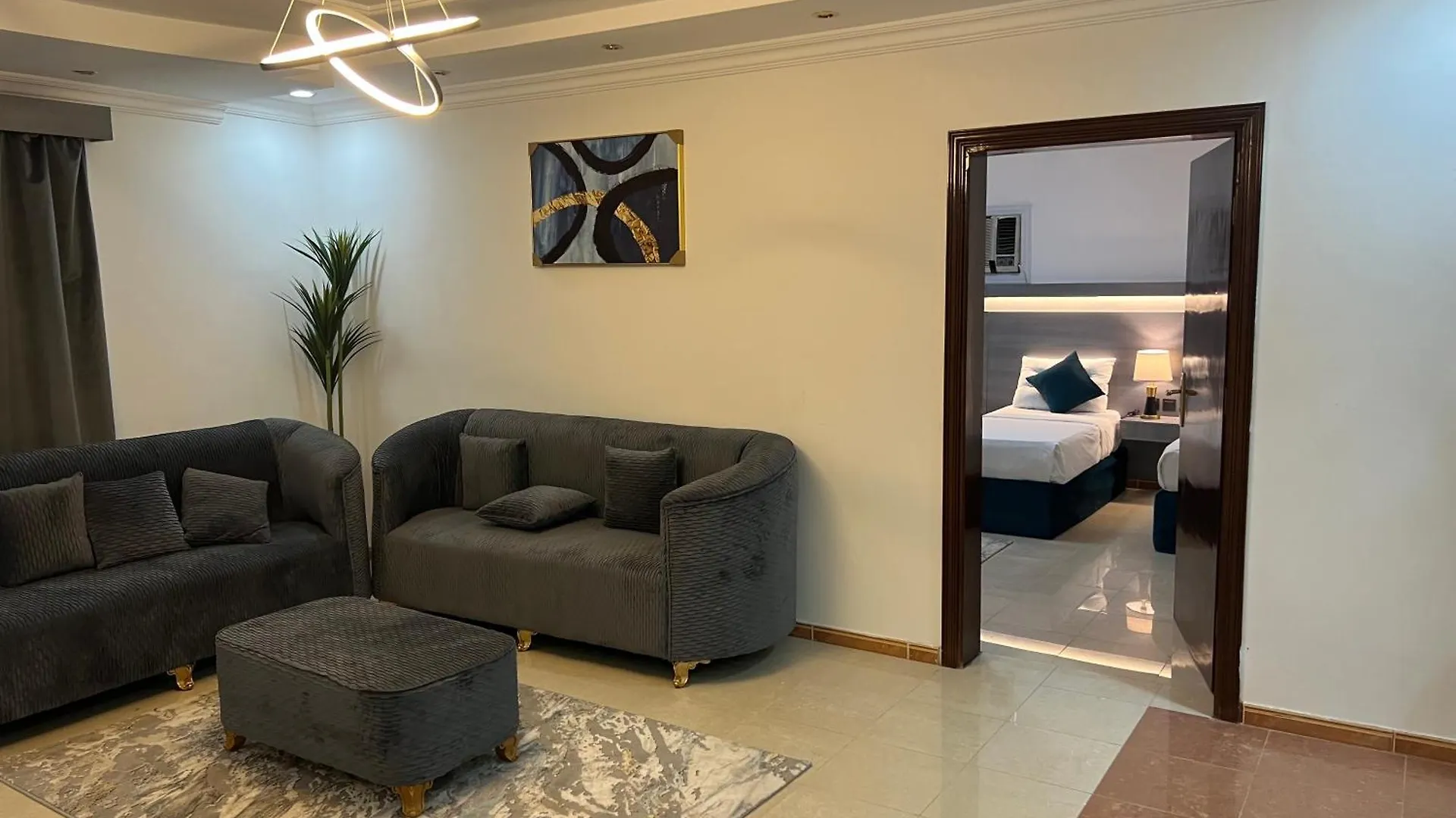 شقة تنفيذية غرفتين نوم وصالة ومطبخ Suite 2 Bedrooms , Lounge And Kitchen location